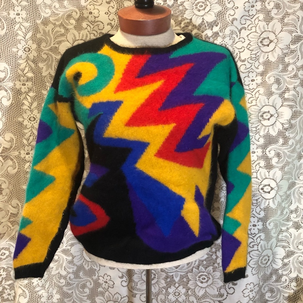 Vintage Retro Angora Sweater